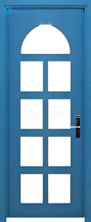 CỬA GỖ CÔNG NGHIỆP MDF VENEER P1G9 xanh da troi (2) 7 Cửa gỗ công nghiệp MDF Veneer P1G9 xanh da troi (2)
