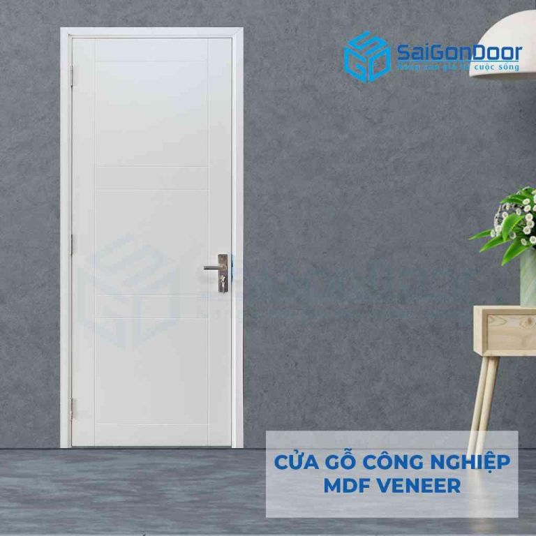 CỬA GỖ CÔNG NGHIỆP MDF VENEER P1R8-C1 5 Cửa gỗ công nghiệp MDF Veneer P1R8-C1