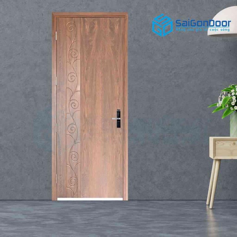 CỬA GỖ PHỦ NHỰA PVC MDF 4 Cửa gỗ phủ nhựa PVC MDF