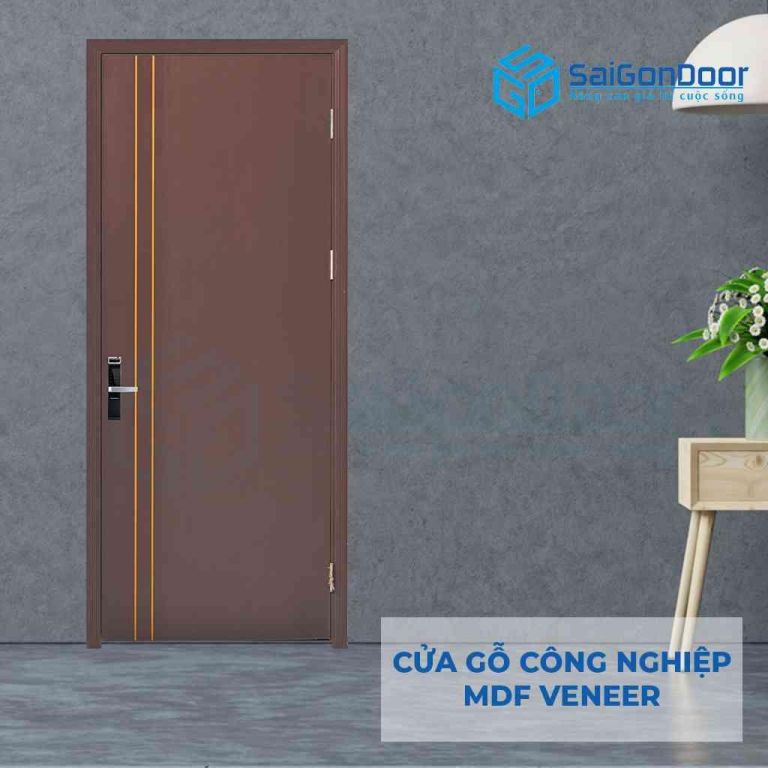 CỬA GỖ CÔNG NGHIỆP MDF VENEER P1-C13 5 Cửa gỗ công nghiệp MDF Veneer P1-C13