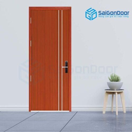 Cửa gỗ cao cấp SaiGonDoor MDF Veneer P1R2 cam xe (2)