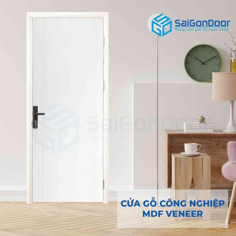 CỬA GỖ CÔNG NGHIỆP MDF VENEER P1R8-C1 5 Cửa gỗ công nghiệp MDF Veneer P1R8-C1