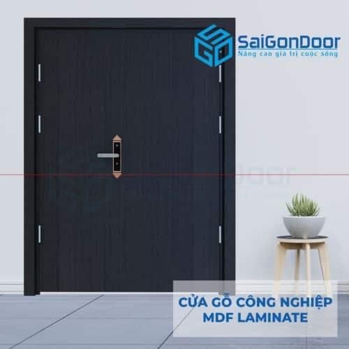 Cửa gỗ công nghiệp MDF Laminate 2P1s