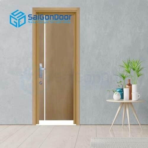 Cửa gỗ nhà tắm SGD Cua go HDF Laminate P1R1