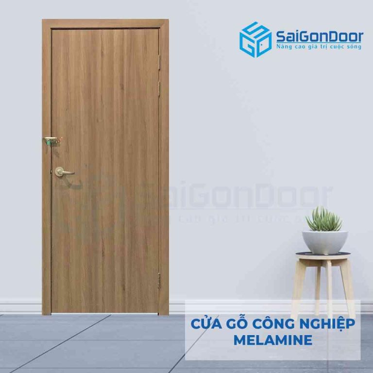 CỬA GỖ CÔNG NGHIỆP MDF MELAMINE P1-2 5 Cửa gỗ công nghiệp MDF Melamine P1-2
