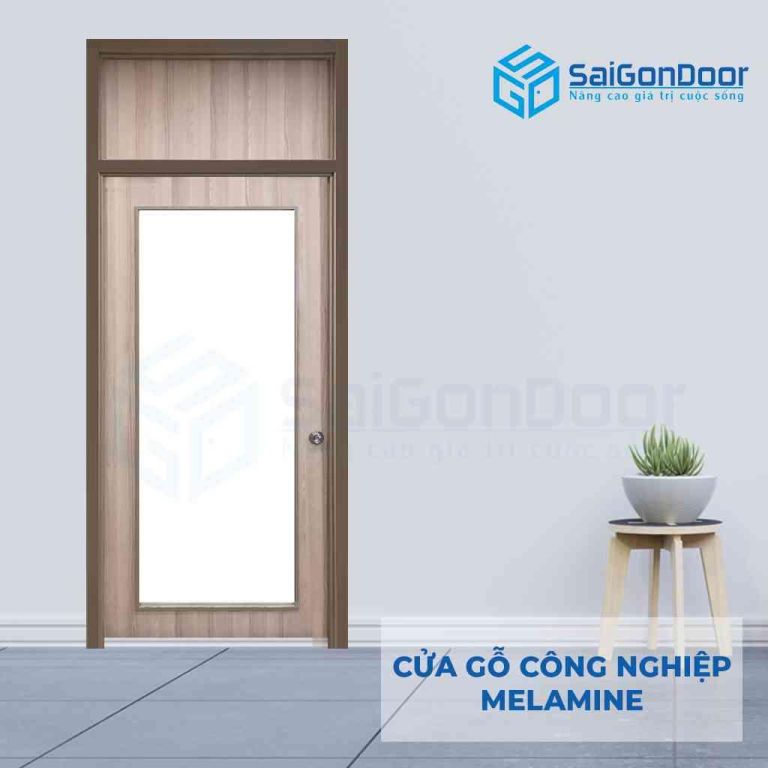 CỬA GỖ CÔNG NGHIỆP MDF MELAMINE P1G1 FIX 5 Cửa gỗ công nghiệp MDF Melamine P1G1 FIX