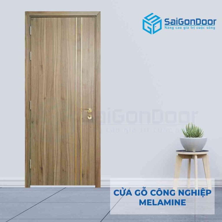 CỬA GỖ CÔNG NGHIỆP MDF MELAMINE P1R2 5 Cửa gỗ công nghiệp MDF Melamine P1R2