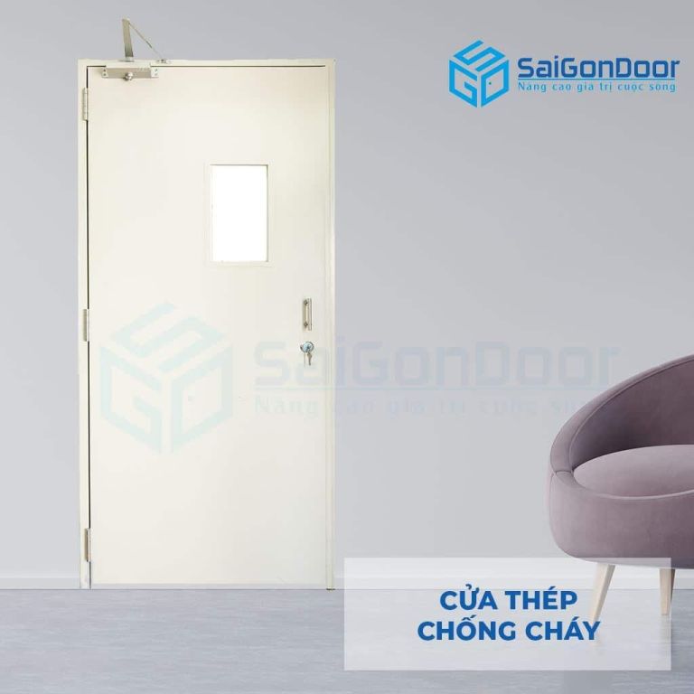 Cửa Thép Chống Cháy TCC P1G1 kinh chong chay (2) 6 Cửa thép chống cháy TCC P1G1 kinh chong chay (2)
