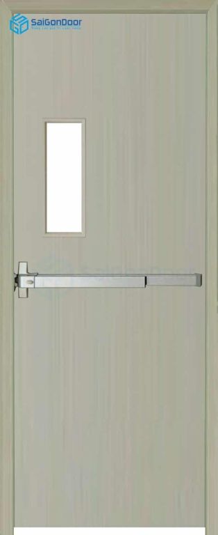 Cửa Thép Chống Cháy TCC P1G1 xam thanh thoat hiem 8 Cửa thép chống cháy TCC P1G1 xam thanh thoat hiem