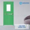 Cửa Thép Chống Cháy TCC P1G1 xanh thanh thoat hiem 4 Cửa thép chống cháy TCC P1G1 xanh thanh thoat hiem