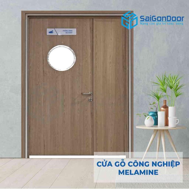 CỬA GỖ CÔNG NGHIỆP MDF MELAMINE P2G0 5 Cửa gỗ công nghiệp MDF Melamine P2G0