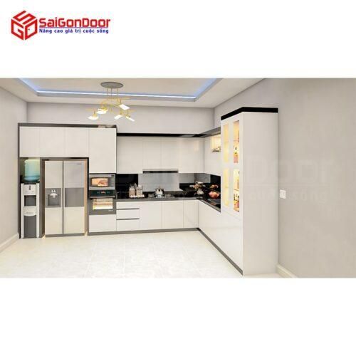 Nội thất nhà bếp Full trần L mini bar