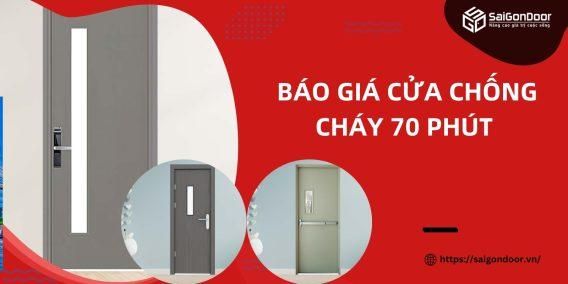 Báo giá cửa chống cháy 70 phút