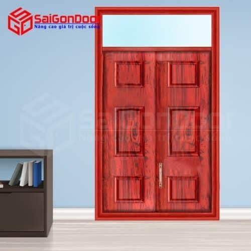 Cửa thép vân gỗ TVG-CS2H11-OT D