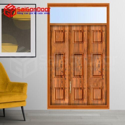 Cửa thép vân gỗ TVG-CS3H11