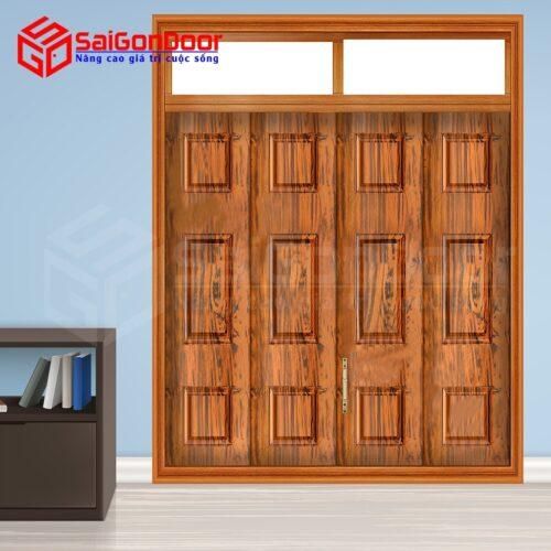 Cửa thép vân gỗ TVG-CS4H11