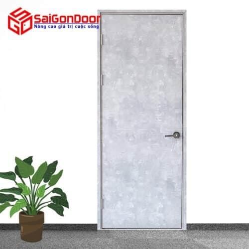 Cửa chống cháy giả vân đá trang nhã sang trọng