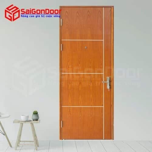 Cửa gỗ chống cháy GCC-MDF Veneer P1R5 Xoan-đào