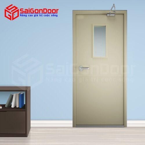 Cửa thép chống cháy TCC P1G1 KTG