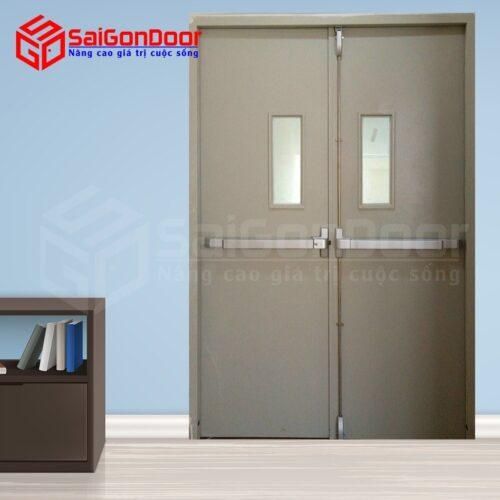 Cửa thép chống cháy TCC P2G2 THT