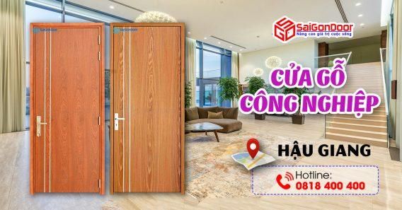 Báo giá thi công lắp đặt cửa gỗ công nghiệp Hậu Giang 