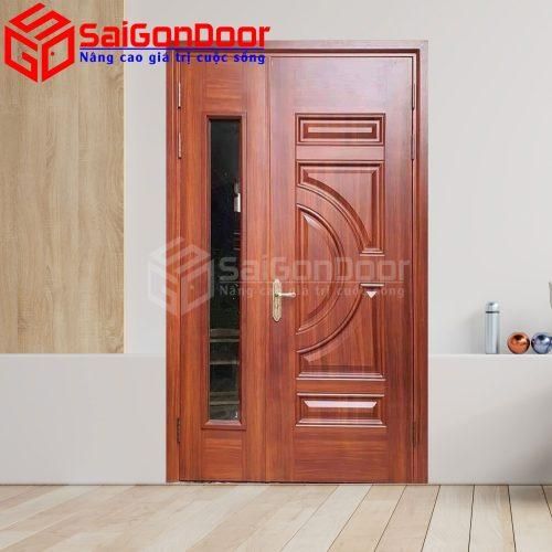 Cửa Thép Vân Gỗ SGD-KM.TVG-2CL-3