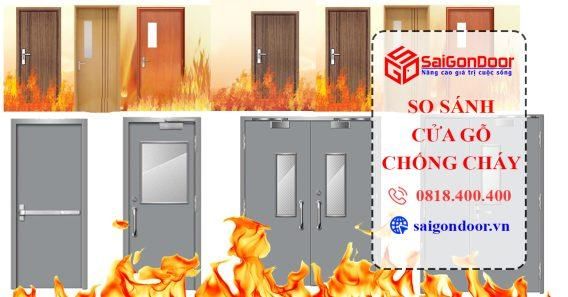 So sánh cửa gỗ chống cháy