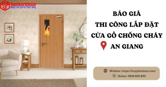 Báo Giá Thi Công, Lắp Đặt Cửa Gỗ Chống Cháy An Giang