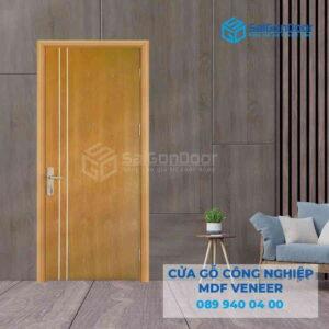 Cửa Gỗ MDF Veneer P1R2 soi 2