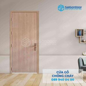 Cửa Gỗ Chống Cháy MDF Laminate P1