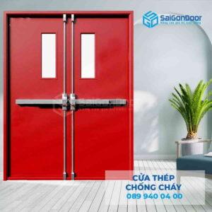 Cửa Thép Chống Cháy 2P1R2G2