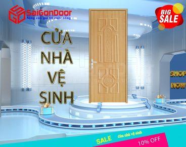 Mẫu cửa nhà vệ sinh SaiGonDoor Hot 2022