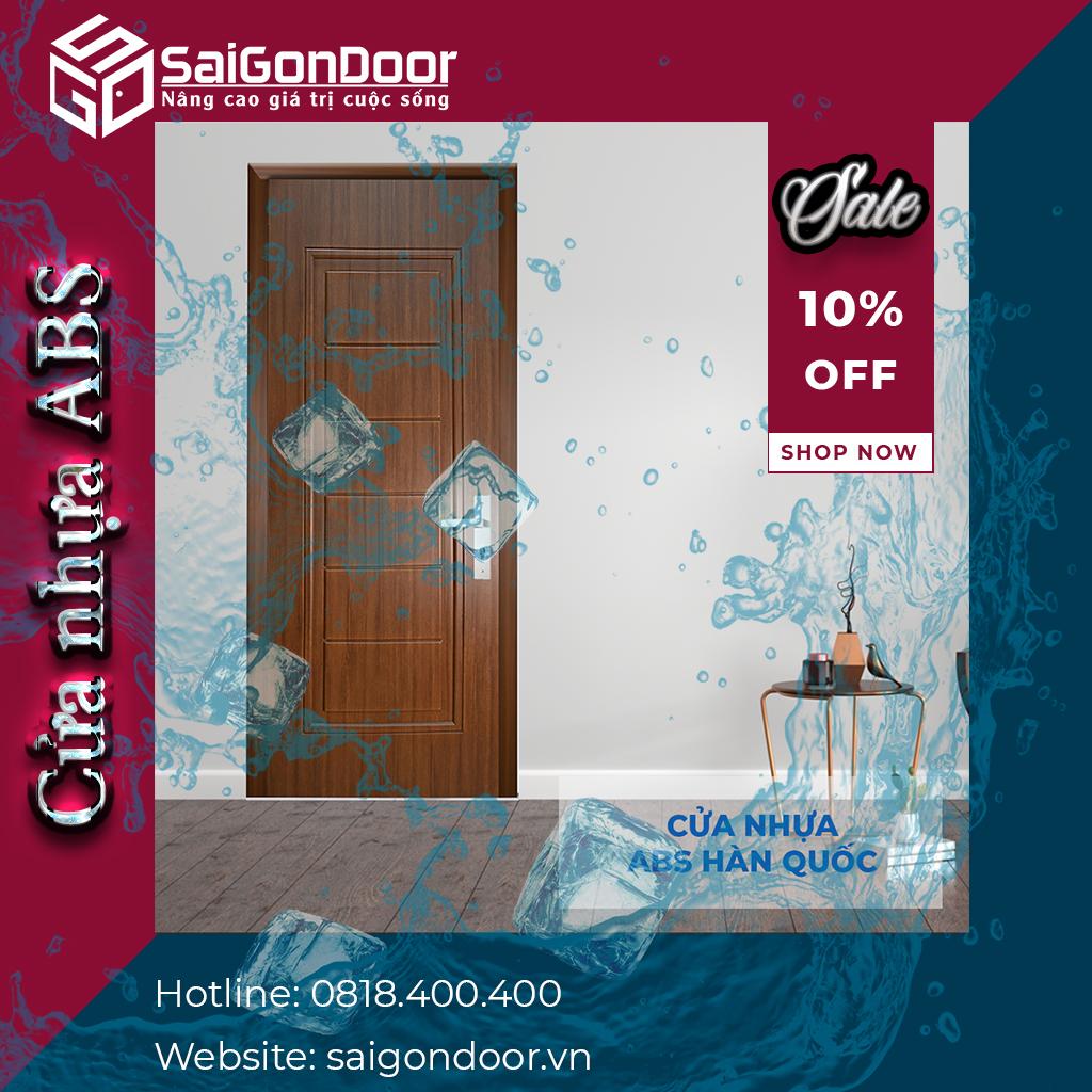 Mẫu cửa nhựa ABS đẹp tại SaiGonDoor