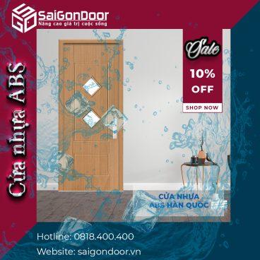 Mẫu cửa nhựa ABS đẹp tại SaiGonDoor
