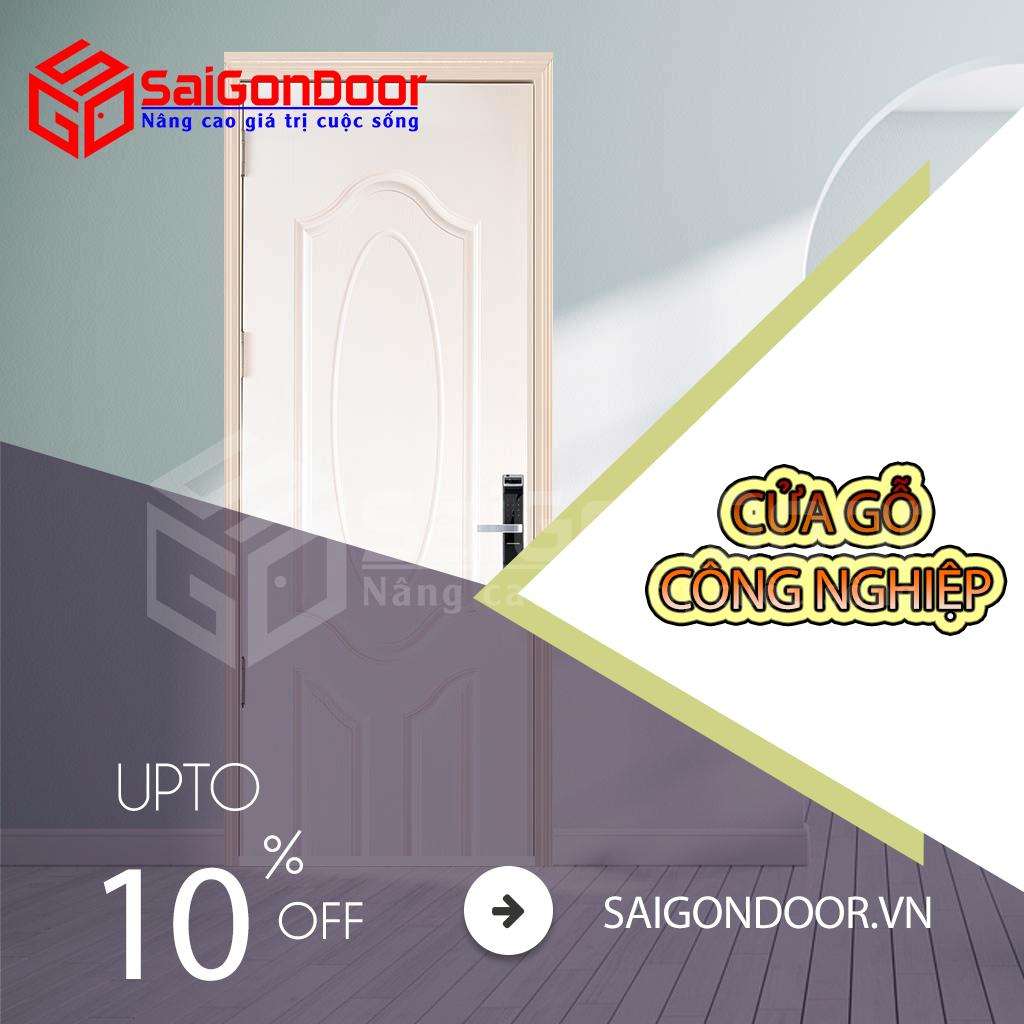 Sử dụng cửa gỗ công nghiệp giúp tiết kiệm chi phí nhưng chất lượng vẫn luôn được đảm bảo