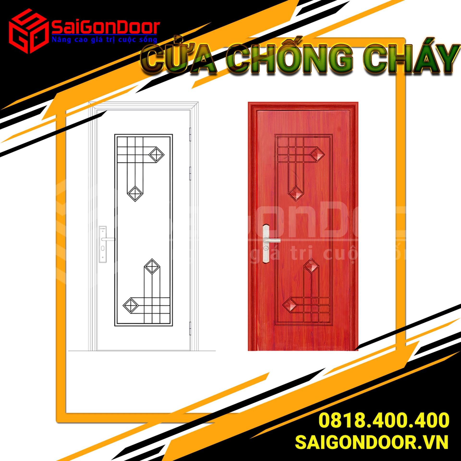 Cửa chống cháy ngoài ngăn cháy còn có khả năng ngăn khói bui độc hại