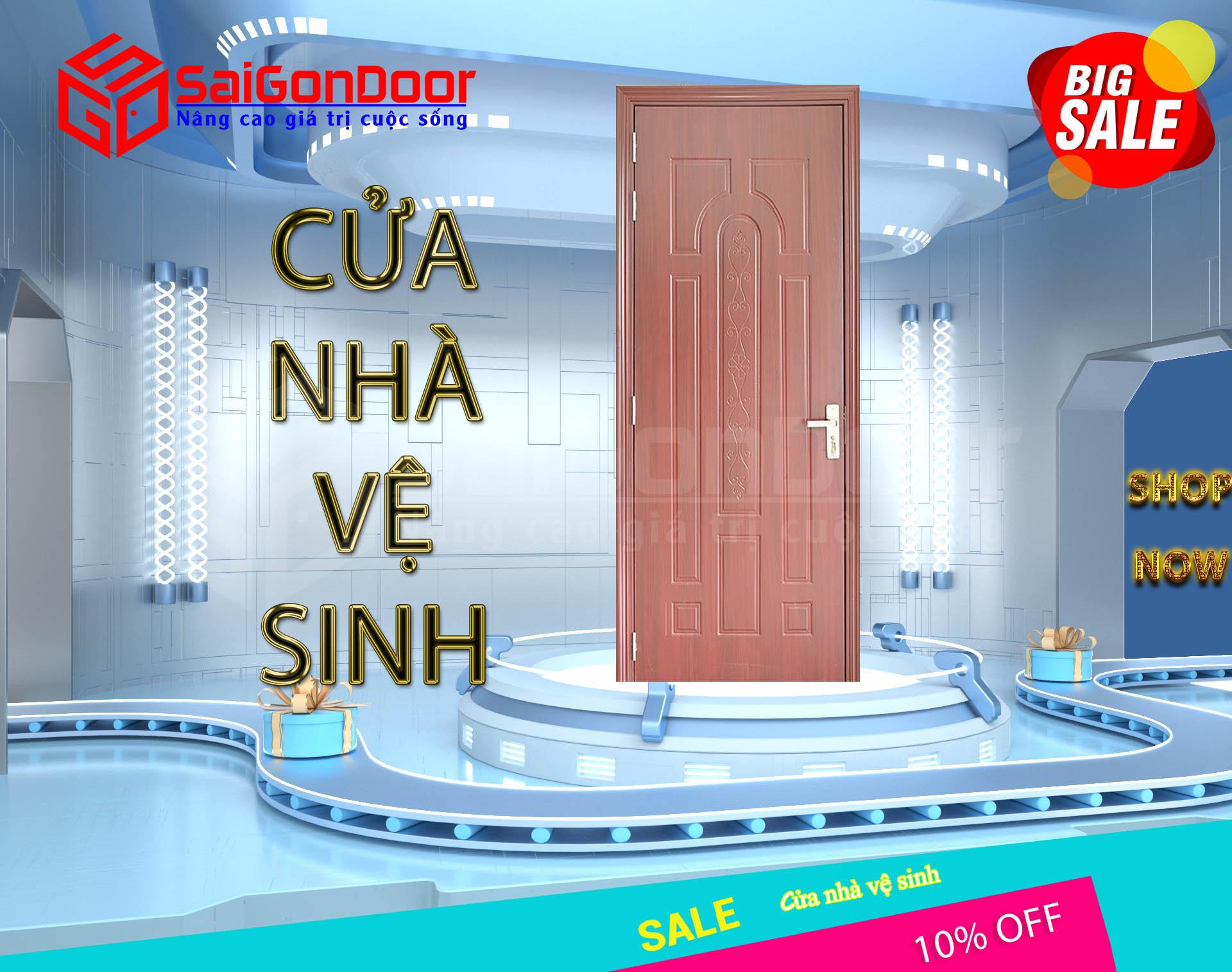 Cửa gỗ nhựa Composite là cửa gỗ công nghiệp chịu nước tốt