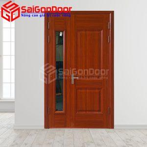 Cửa Thép Vân Gỗ SGD-KM.TVG-2CL-2