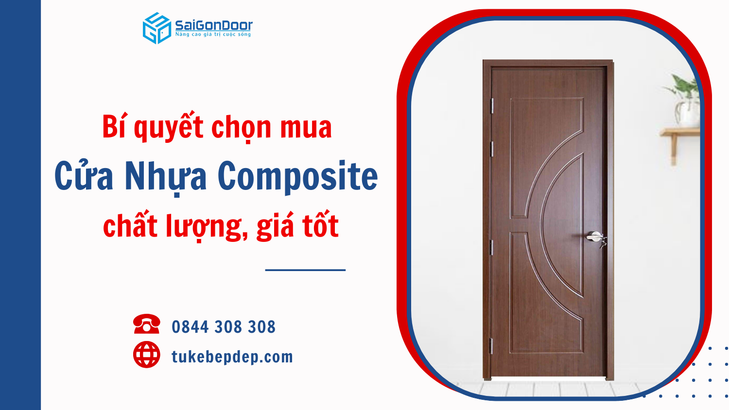Bí quyết chọn mua cửa nhựa composite chất lượng, giá tốt