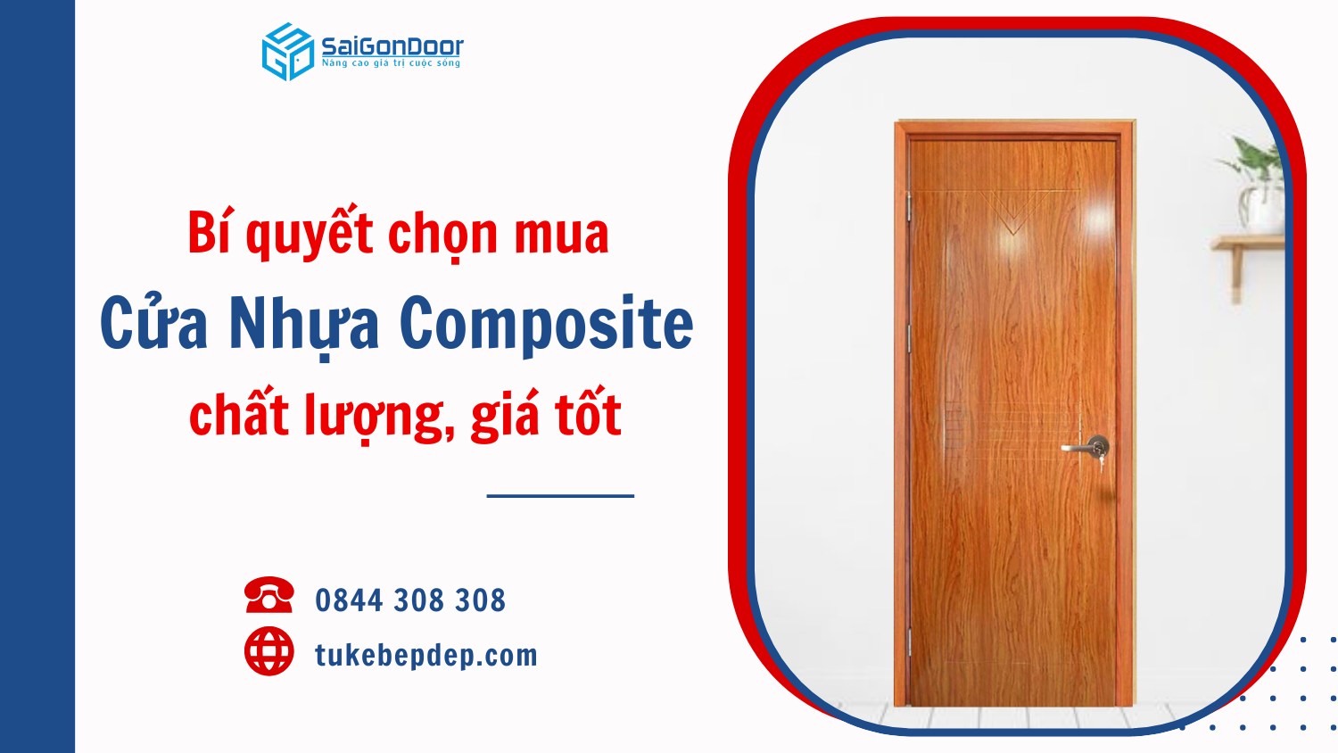 Bí quyết chọn mua cửa nhựa composite chất lượng, giá tốt