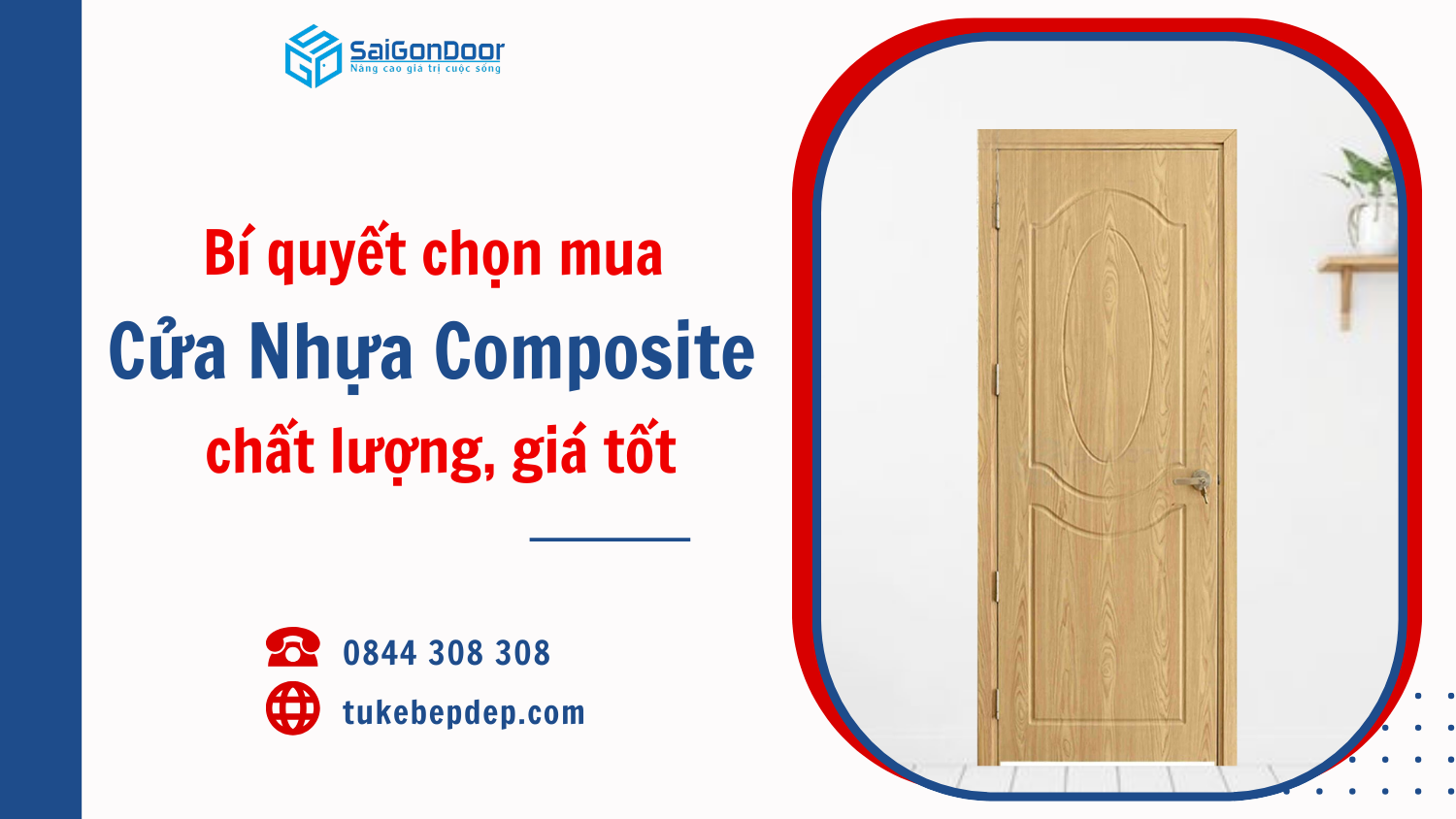 Bí quyết chọn mua cửa nhựa composite chất lượng, giá tốt