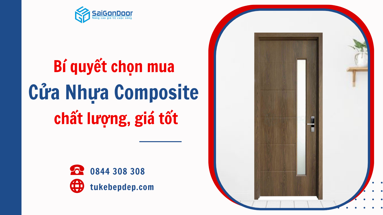 Bí quyết chọn mua cửa nhựa composite chất lượng, giá tốt