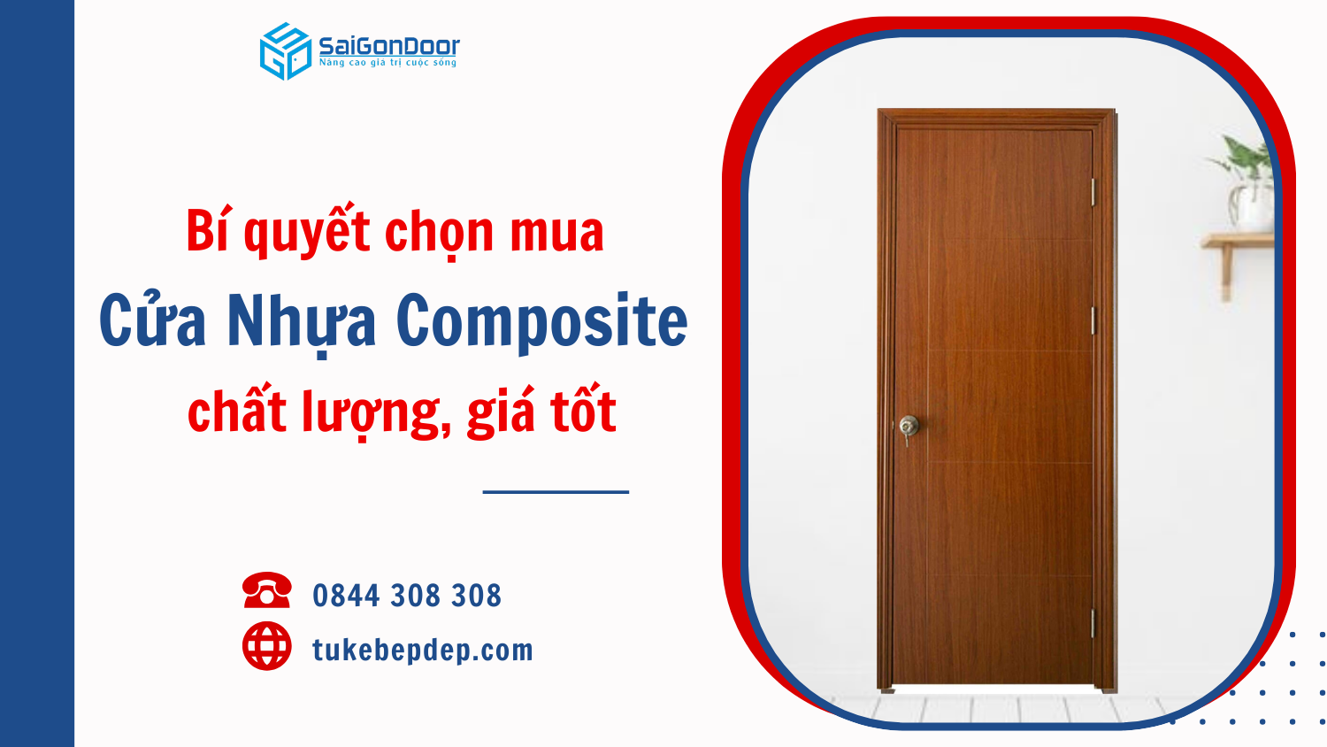 Bí quyết chọn mua cửa nhựa composite chất lượng, giá tốt