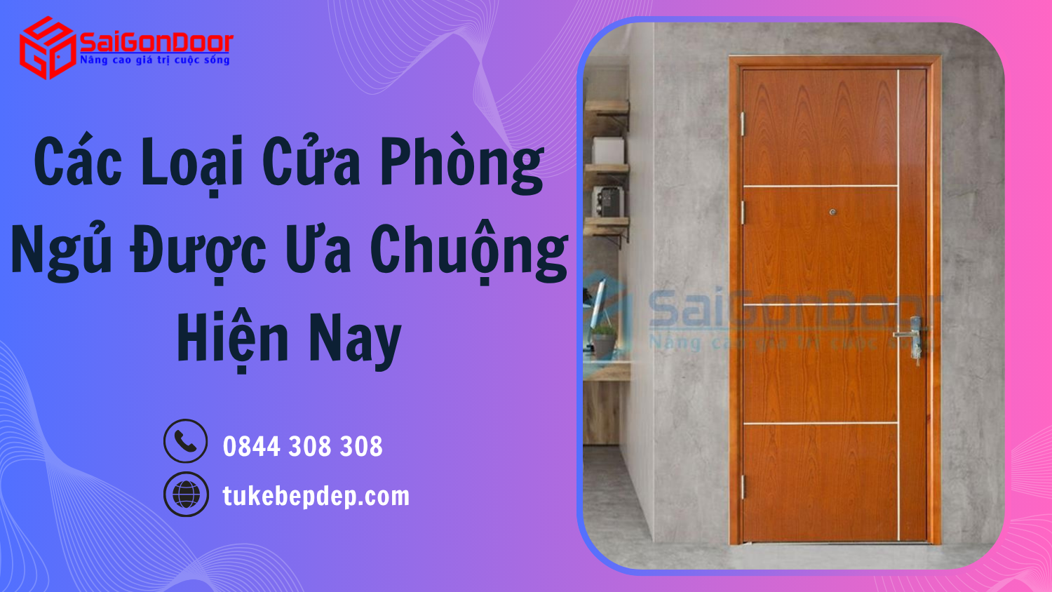 Các Loại Cửa Phòng Ngủ Được Ưu Chuộng 2025