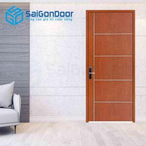 Cửa Gỗ MDF Veneer P1R5 xoan dao 4
