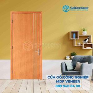 Cửa Gỗ MDF veneer P1R2  xoa dao