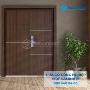 Cửa Gỗ Công Nghiệp MDF Laminate 2P1R51s