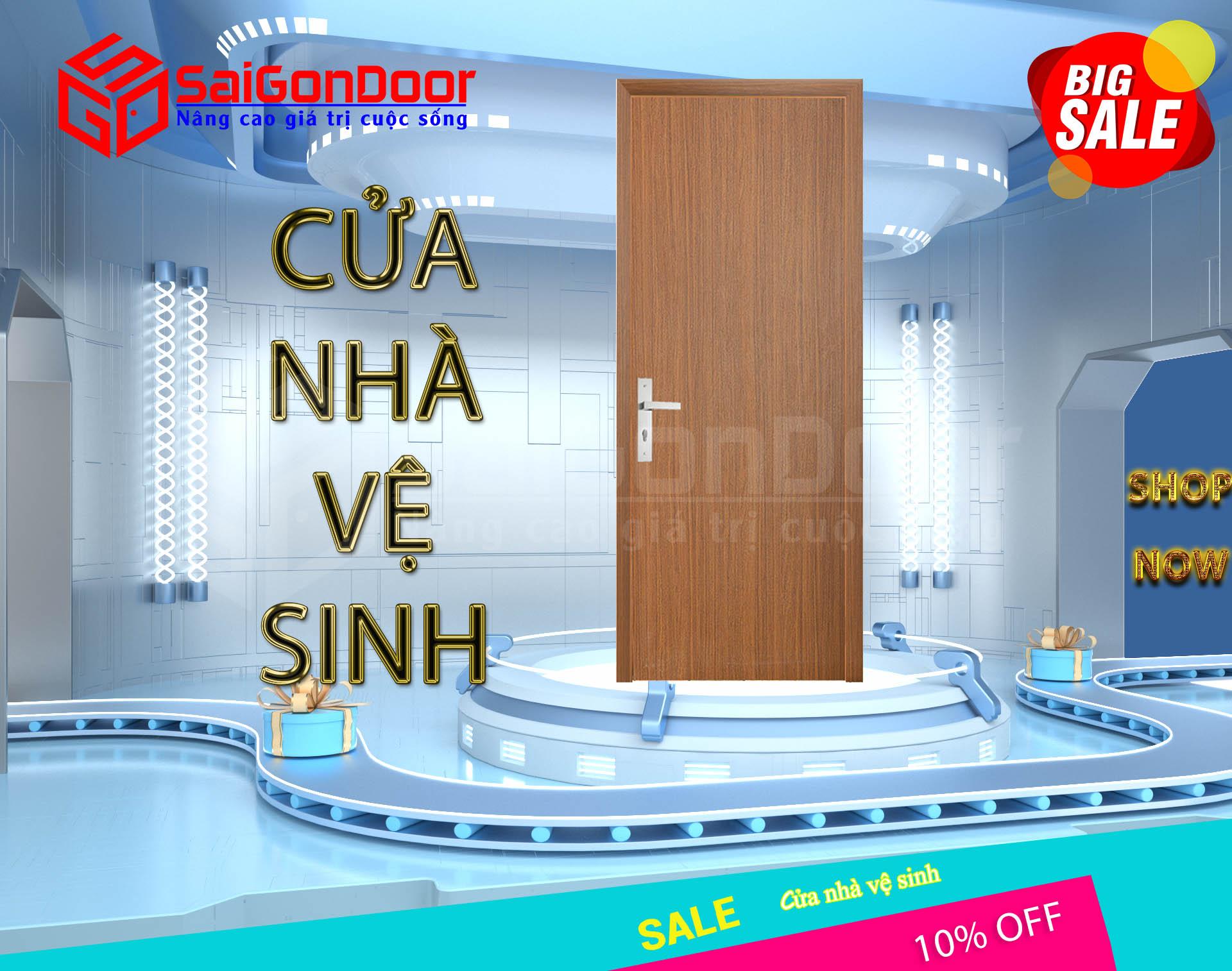 Vì sao nên sử dụng cửa gỗ nhựa Composite làm cửa nhà vệ sinh