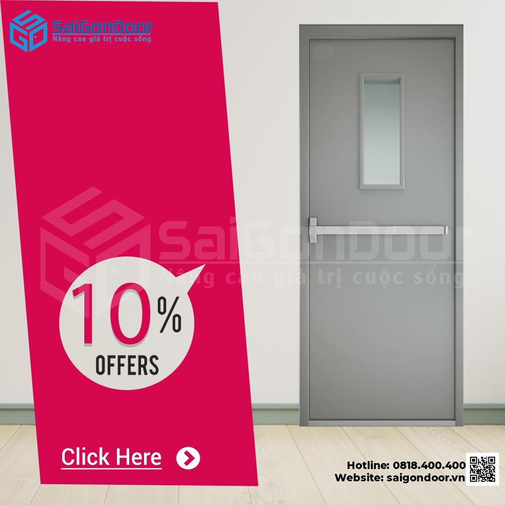 Cửa thép ngăn cháy SaiGonDoor