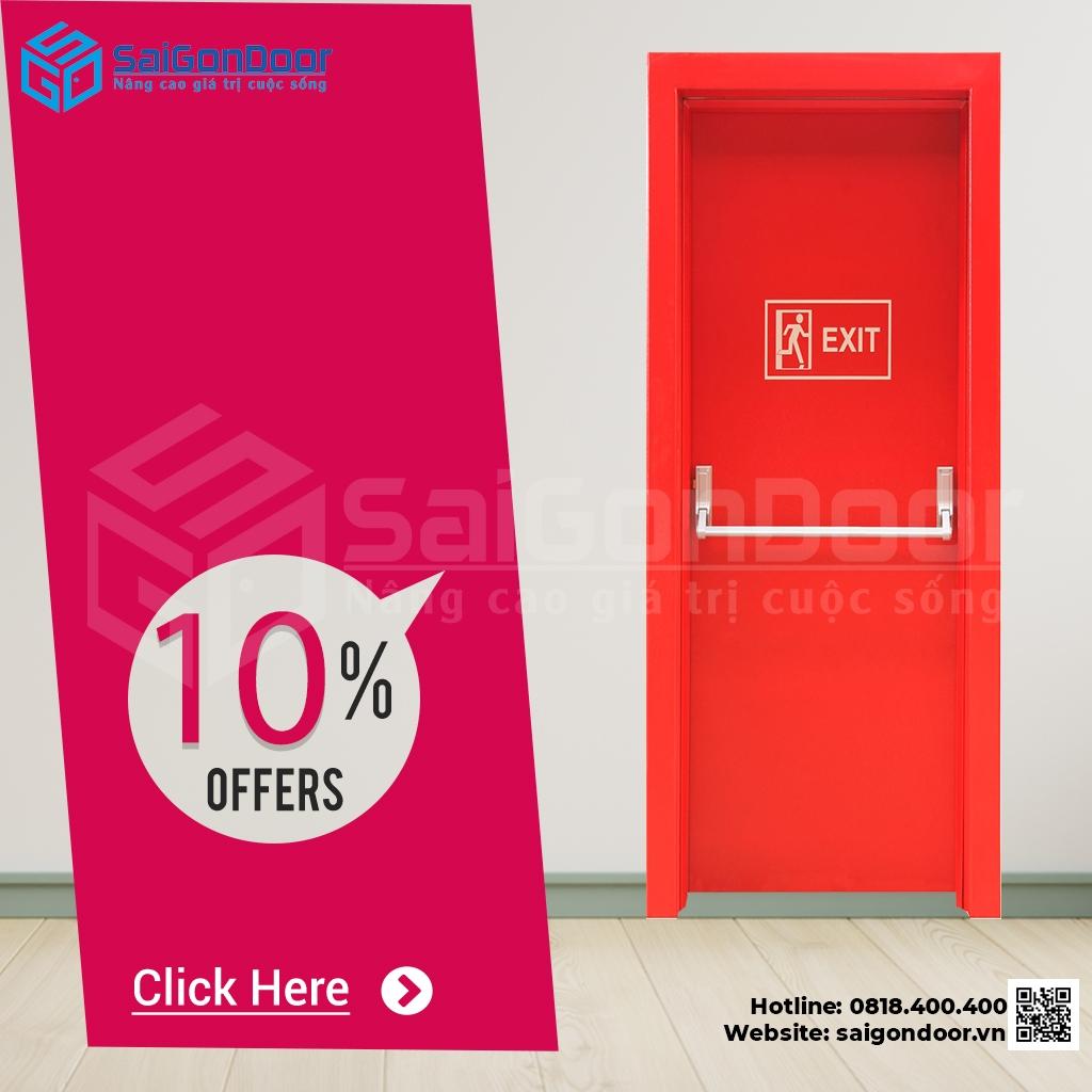Báo giá cửa ngăn cháy 90 phút